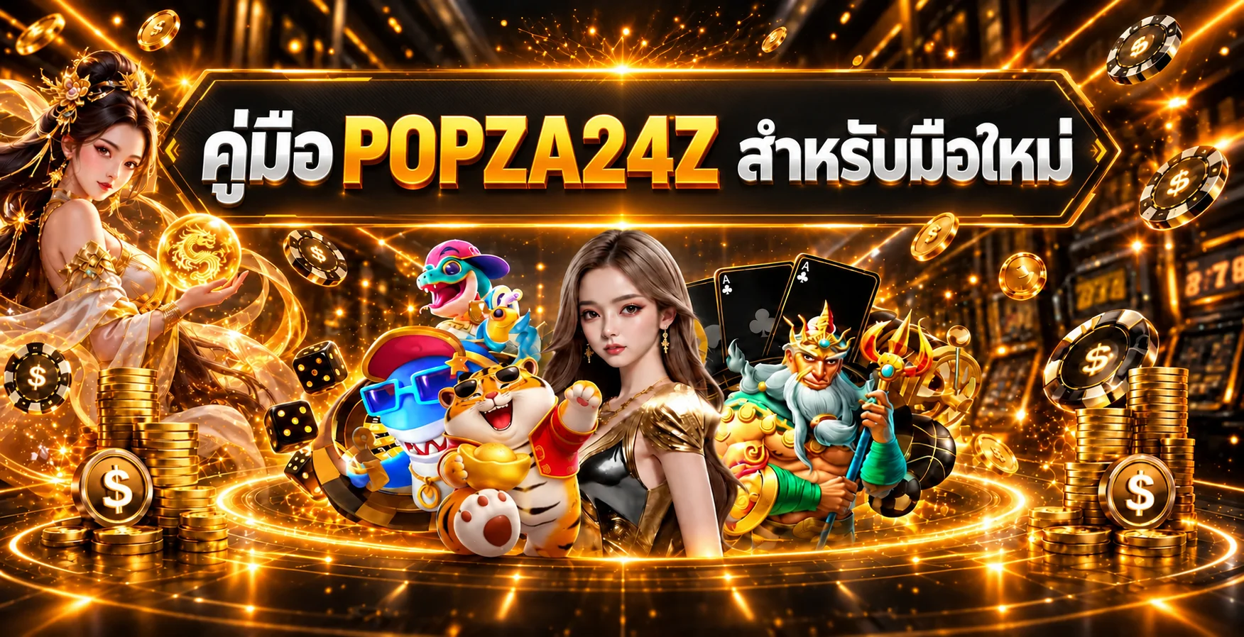 POPZA24Z คู่มือมือใหม่ สมัคร เข้าใช้ และตั้งงบ